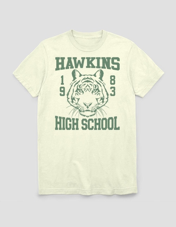 STRANGER THINGS Hawkins High Tiger 1983 Unisex Tee Primary Image