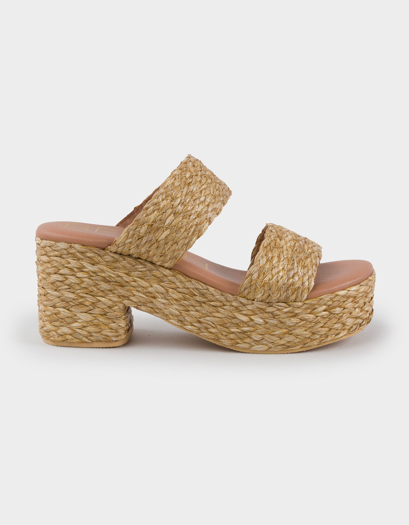 BEACH by Matisse Ocean Ave Womens Platform Slide Sandals image number 1