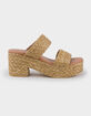 BEACH by Matisse Ocean Ave Womens Platform Slide Sandals image number 2