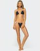 EDIKTED Leigh Polka Dot Triangle Bikini Top image number 5