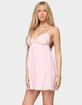 EDIKTED Danira Pinstripe Babydoll Mini Dress image number 2