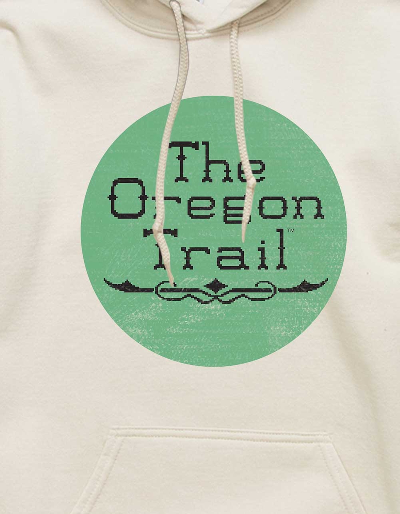 THE OREGON TRAIL Circle Distressed Unisex Hoodie SAND Tillys