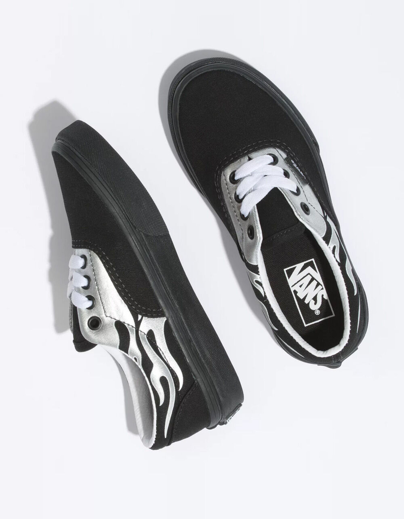 Vans Metallic Flame Era Kids Shoes image number 2