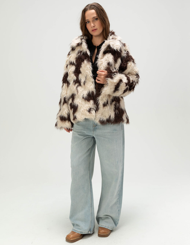 BDG Urban Outfitters Wilson Womens Faux Fur Jacket image number 1