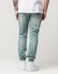 EAST POINTE Mens Knit Denim Jogger Pants image number 3