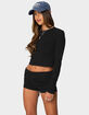 EDIKTED Meg Long Sleeve Top image number 3