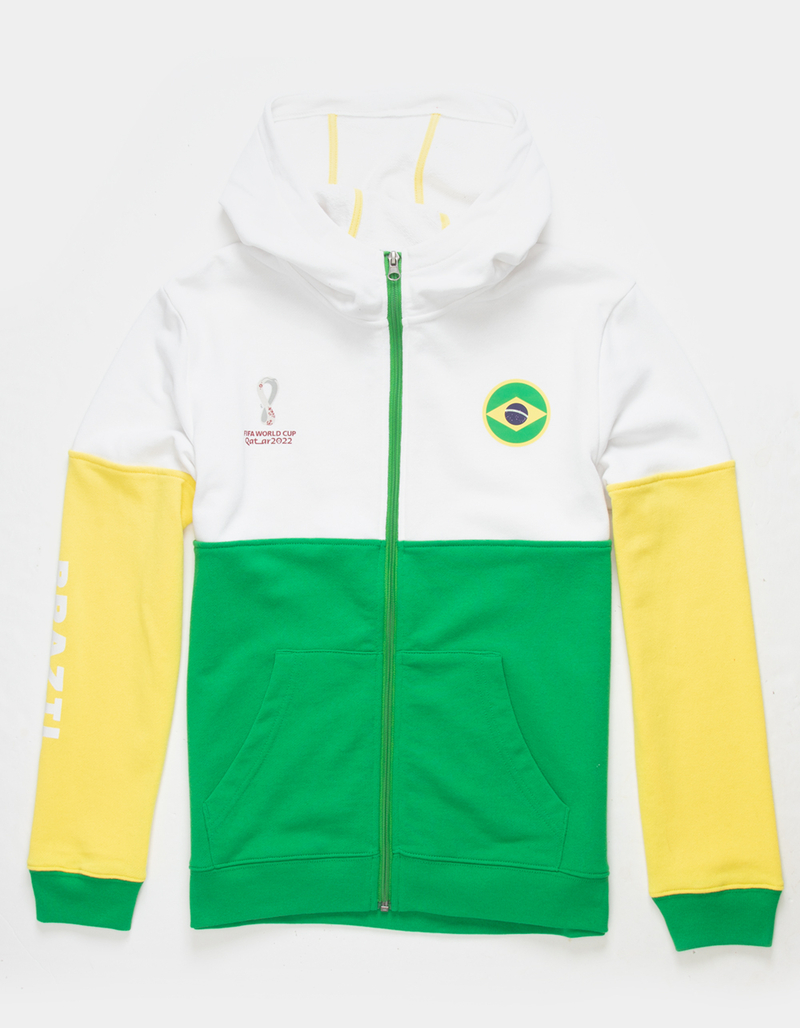 FIFA World Cup 2022 Brazil Boys Zip-Up Hoodie image number 0