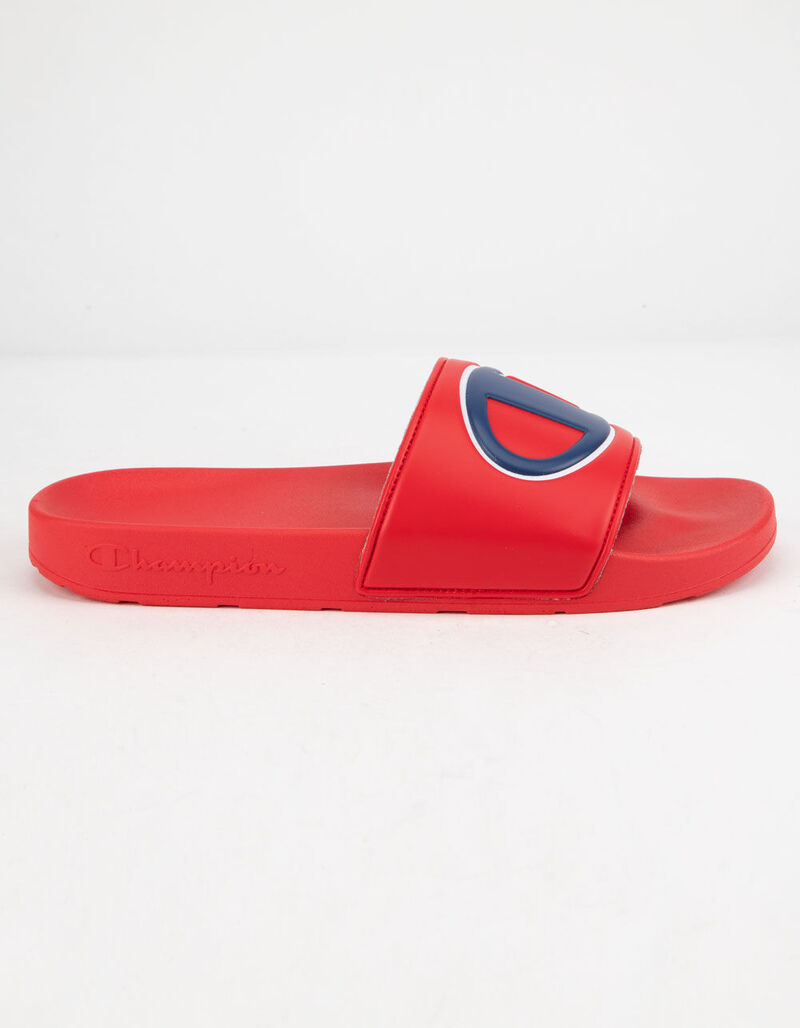 CHAMPION IPO Red Mens Slide Sandals - RED - 326800300