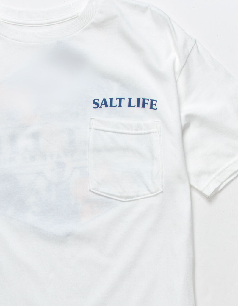 SALT LIFE Sailin Tropics Mens Tee image number 3