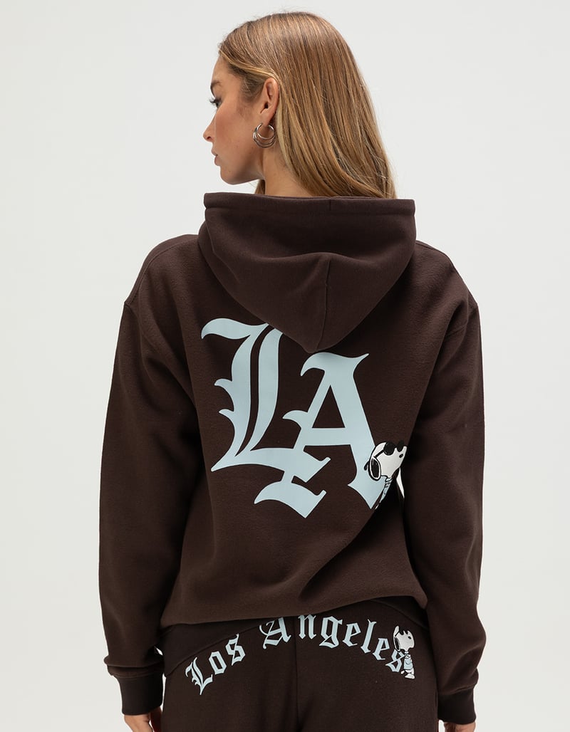 RIOT SOCIETY x Peanuts LA Snoopy Womens Hoodie image number 0
