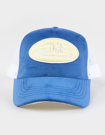 VON DUTCH Chenille Trucker Hat Alternative Image