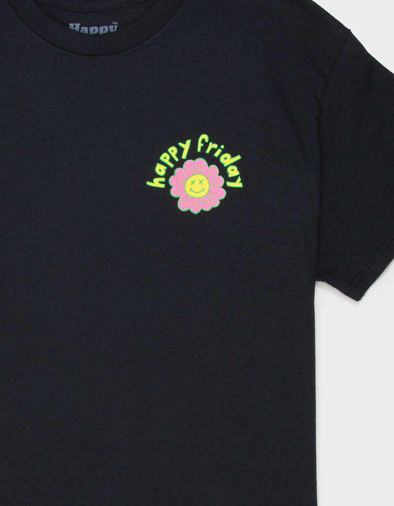 HAPPY FRIDAY Flower Mens Tee image number 3