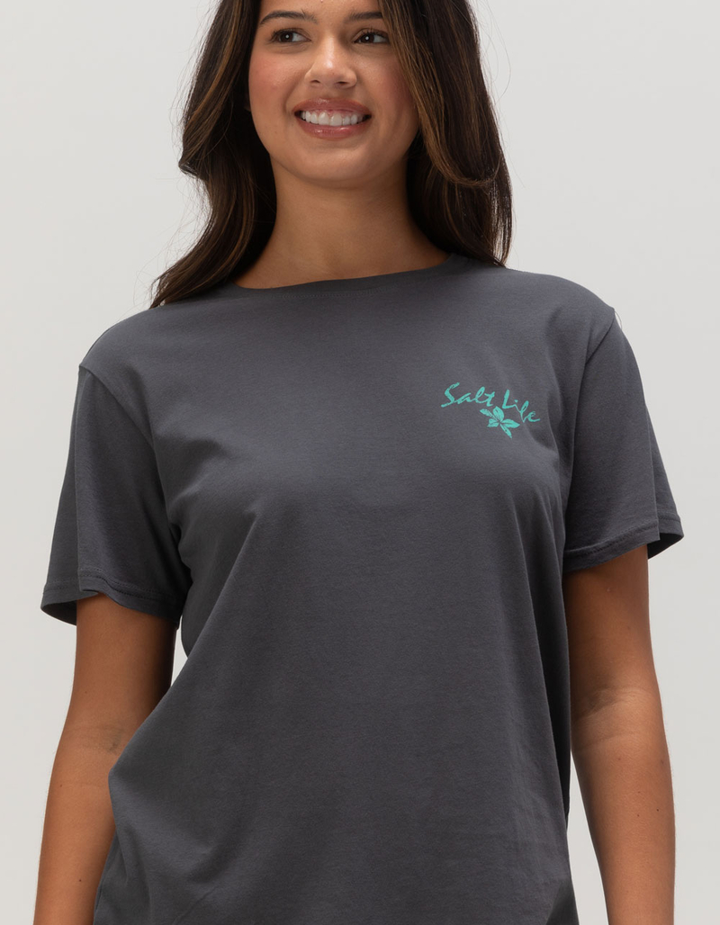 SALT LIFE Turtle Paradise Womens Boyfriend Tee image number 1