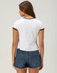 RUSTY La Cabana Womens Ringer Tee image number 4