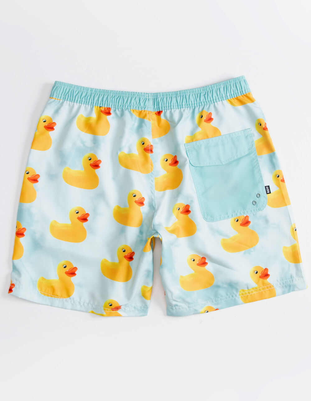 NEFF Ducky Glacier Volley Shorts - SILVER | Tillys
