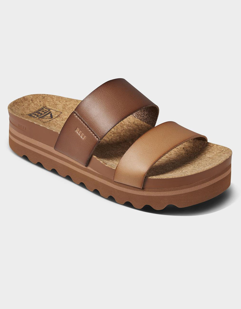 REEF Cushion Vista Hi Womens Platform Sandals BROWN Tillys