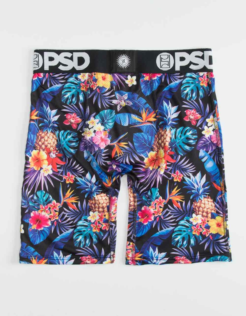 PSD x Sommer Ray Pineapple Blue Mens Boxer Briefs image number 4