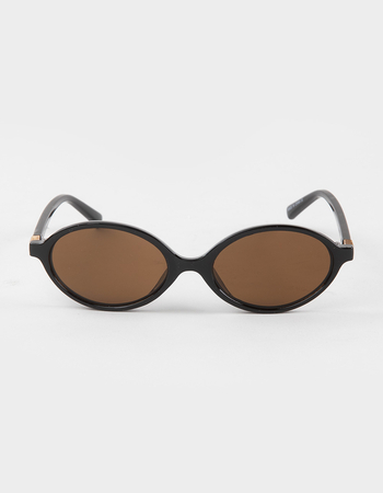 RSQ Small Oval Land Sunglasses Alternative Image