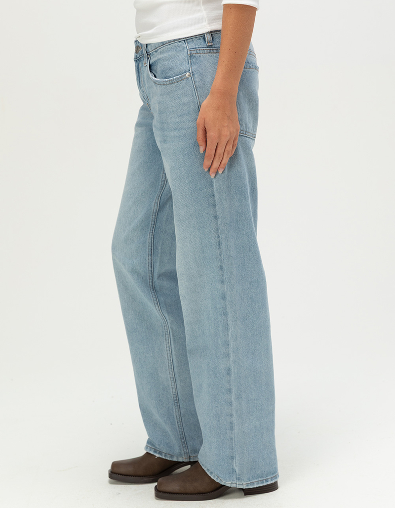 RSQ Womens Low Rise Loose Straight Jeans image number 2