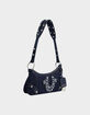 TRUE RELIGION Horseshoe Denim Shoulder Bag image number 3