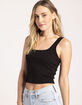 FULL TILT Square Neck Womens Tank image number 1