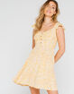 BILLABONG Forever Yours Yellow Dress image number 1