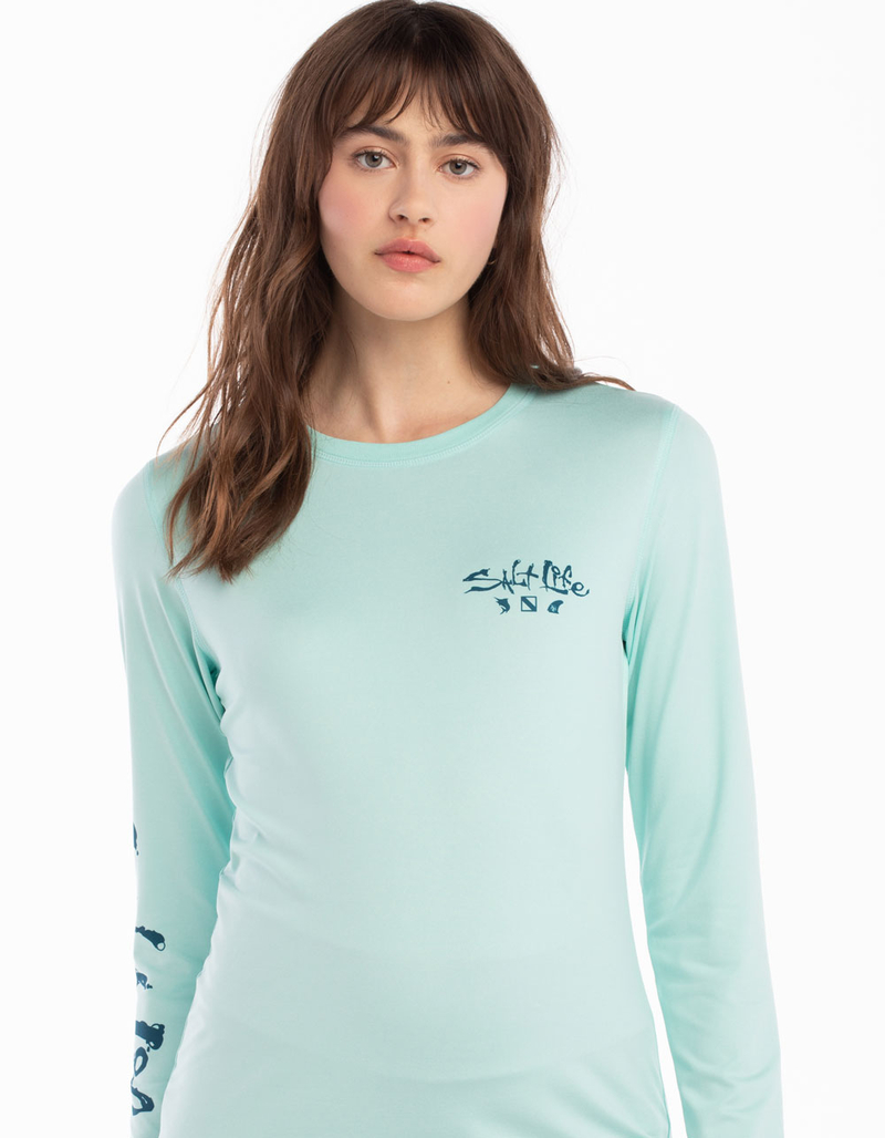 SALT LIFE Waterwoman UV Womens Tee image number 1