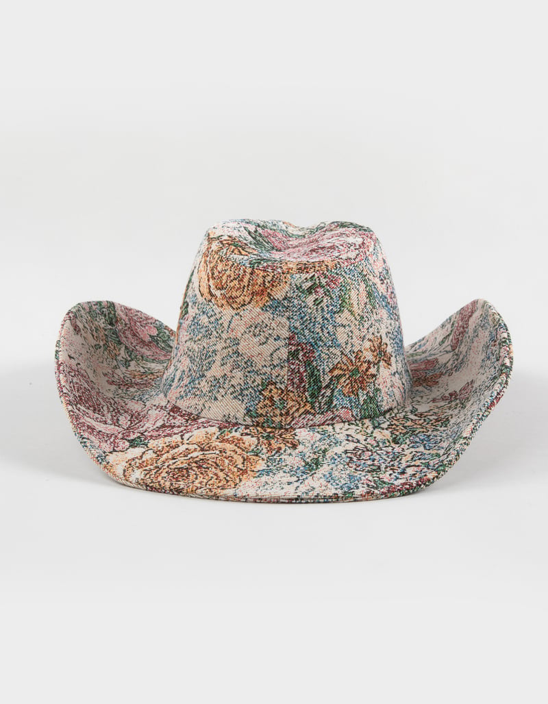 Darlin Tapestry Womens Cowboy Hat image number 3