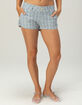 RSQ Womens Ultra Low Rise Poplin Micro Shorts image number 2
