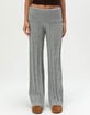 FULL TILT Cable Knit Womens Fold Over Pants image number 2