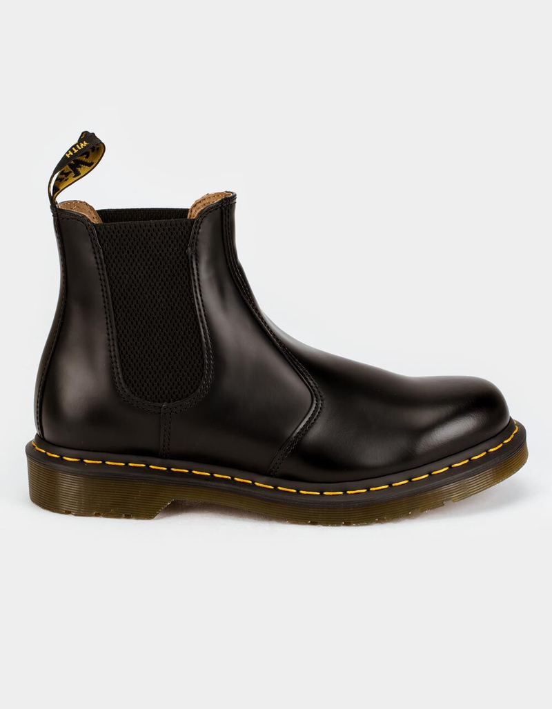 DR MARTENS 2976 Yellow Stitch Smooth Leather Mens Chelsea Boots image number 1