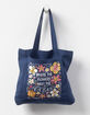 MALIBU SKYYE Flowers Meet Tote Bag image number 1