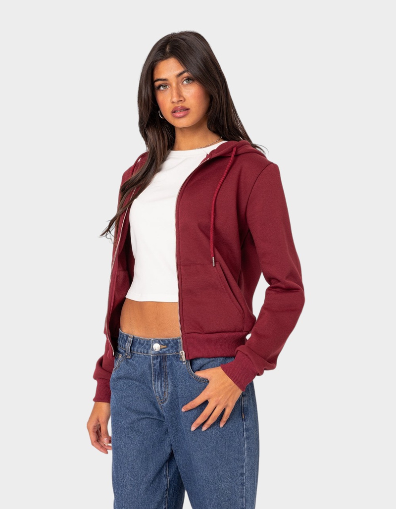 EDIKTED Avery Zip Up Hoodie image number 2