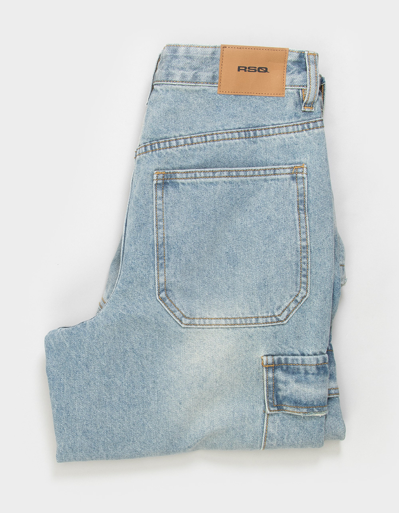 RSQ Mens Baggy Cargo Jeans image number 6