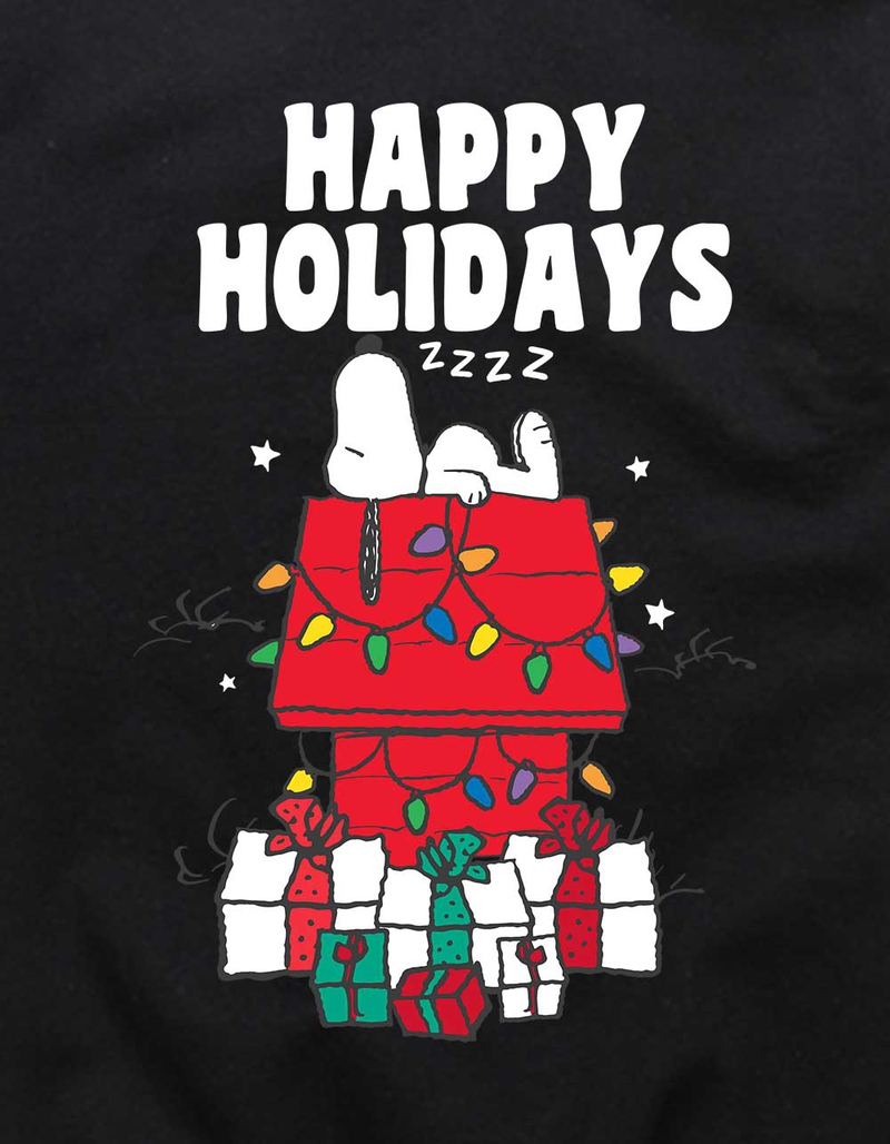 PEANUTS Happy Holidays Presents Unisex Holiday Crewneck Sweatshirt image number 1