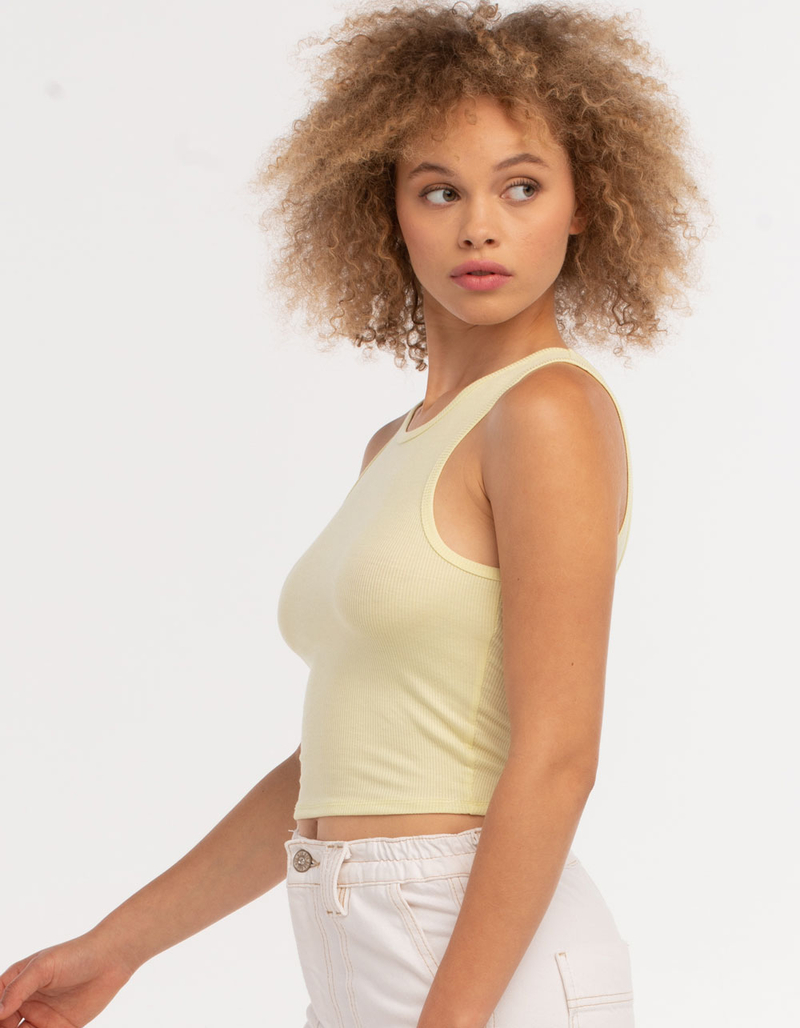 DESTINED Womens Cut Out Back Tank Top image number 2