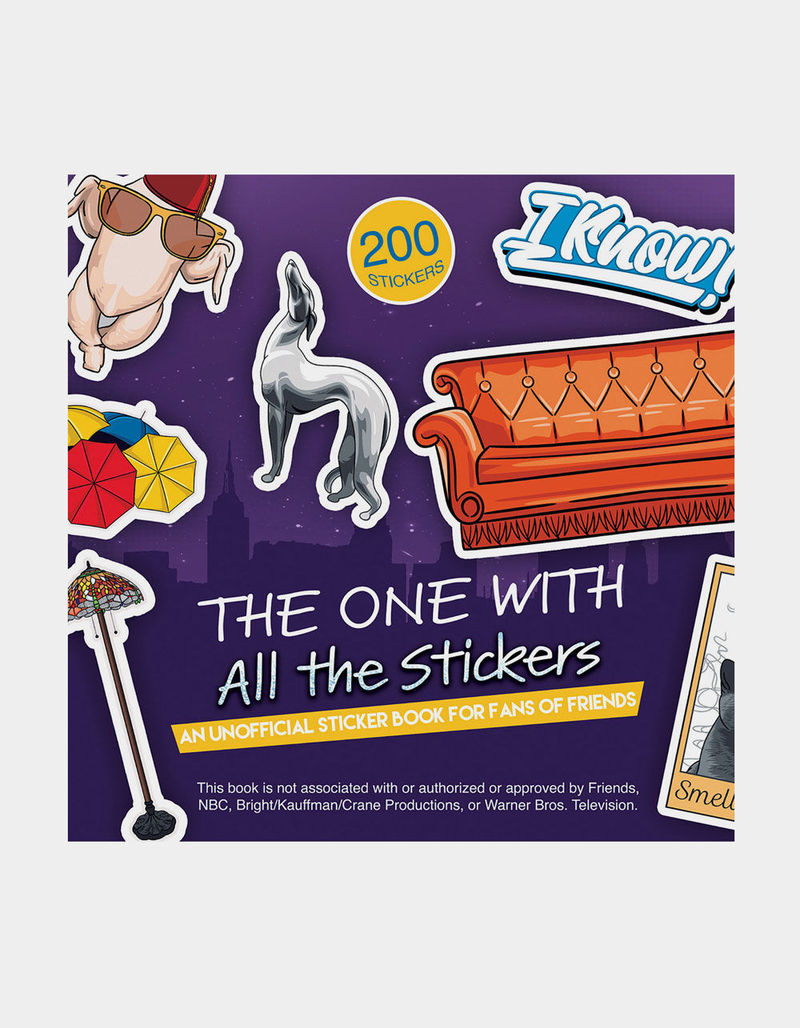 The One With All The Stickers: An Unofficial Sticker Book For Fans Of Friends image number 0