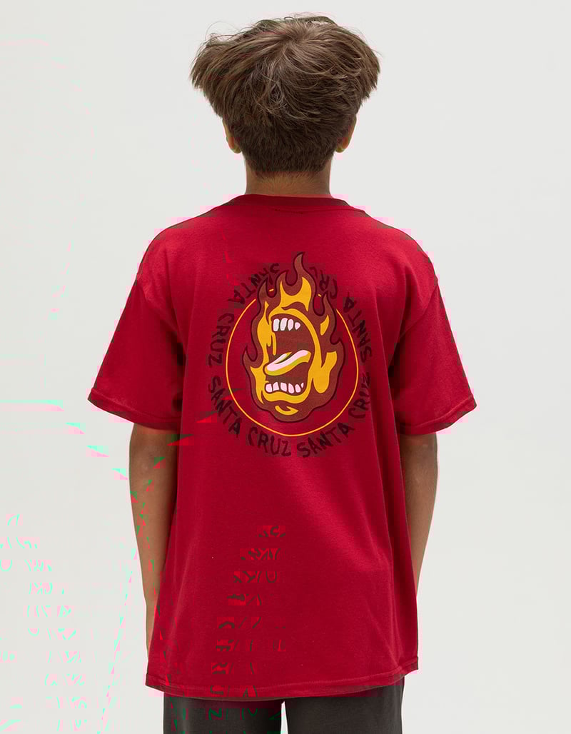 SANTA CRUZ Ringed Scream Boys Tee image number 0