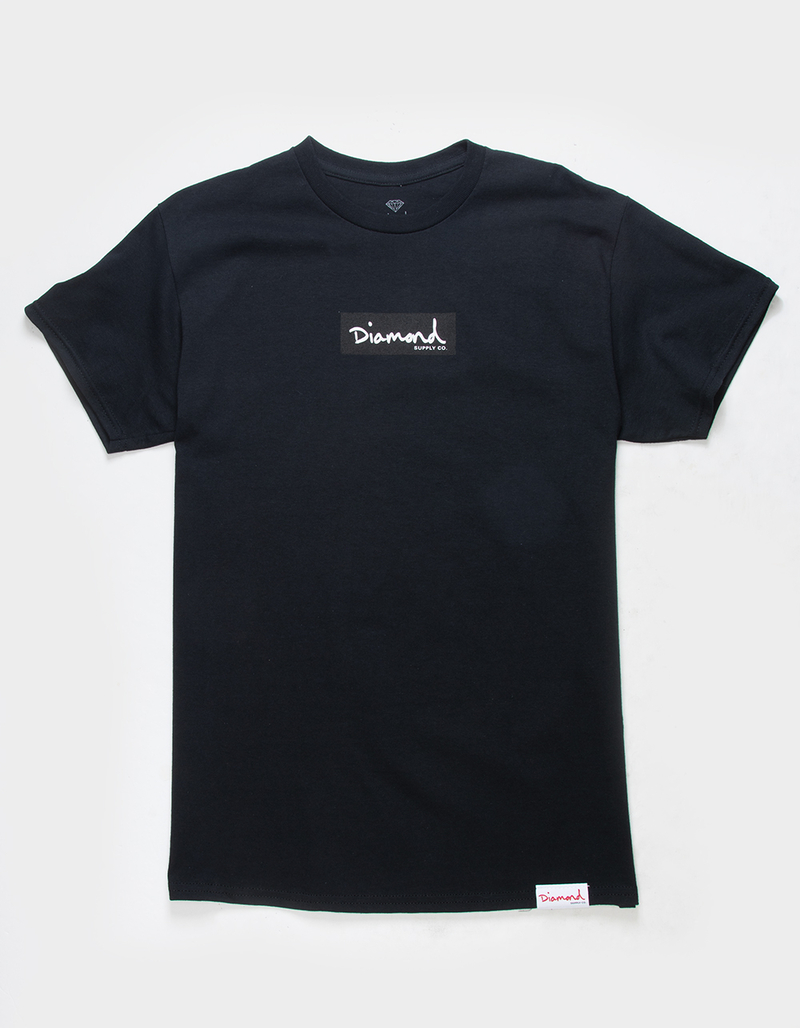DIAMOND SUPPLY CO. OG Script Box Mens Tee image number 0