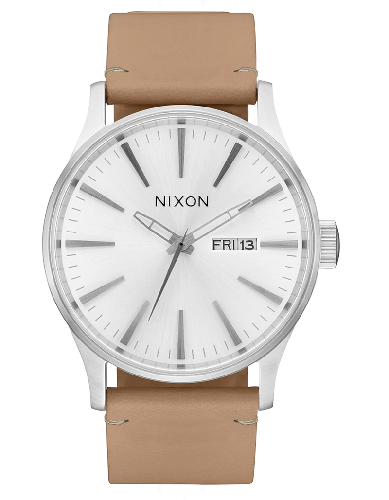NIXON Sentry Leather Watch image number 0