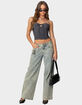 EDIKTED 16 Vintage Acid Wash Jeans image number 2