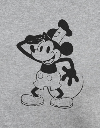 DISNEY 100TH ANNIVERSARY Mickey Cartoon Unisex Crewneck Sweatshirt Alternative Image