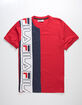 FILA Dixon Knit Red Mens T-Shirt