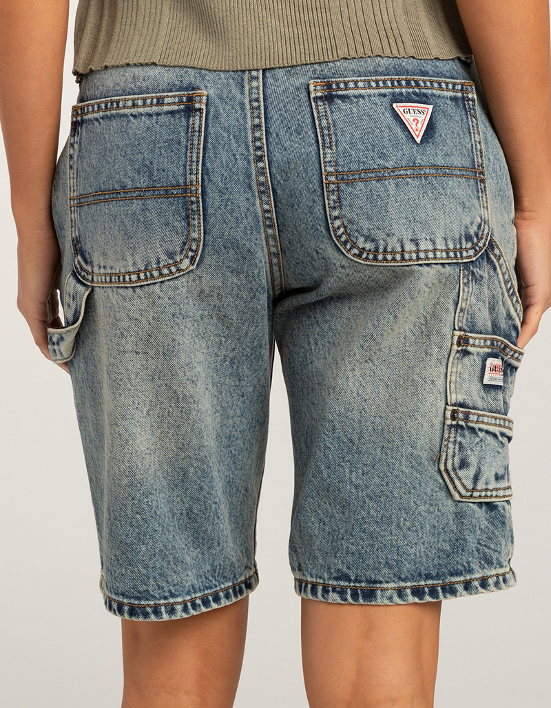 GUESS ORIGINALS Panel Womens Carpenter Shorts image number 3