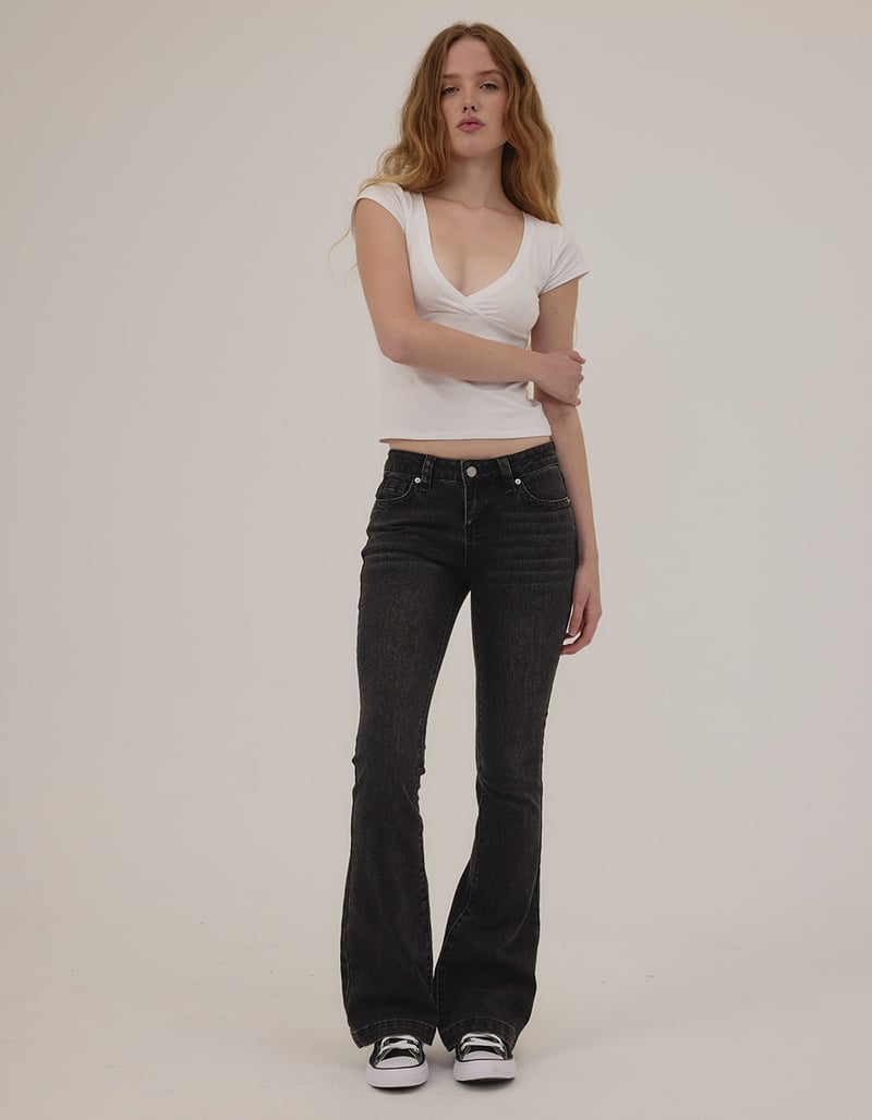 RSQ Womens Low Rise Bootcut Jeans image number 4