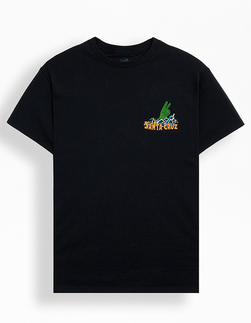 SANTA CRUZ Grid Hand Mens Tee image number 1