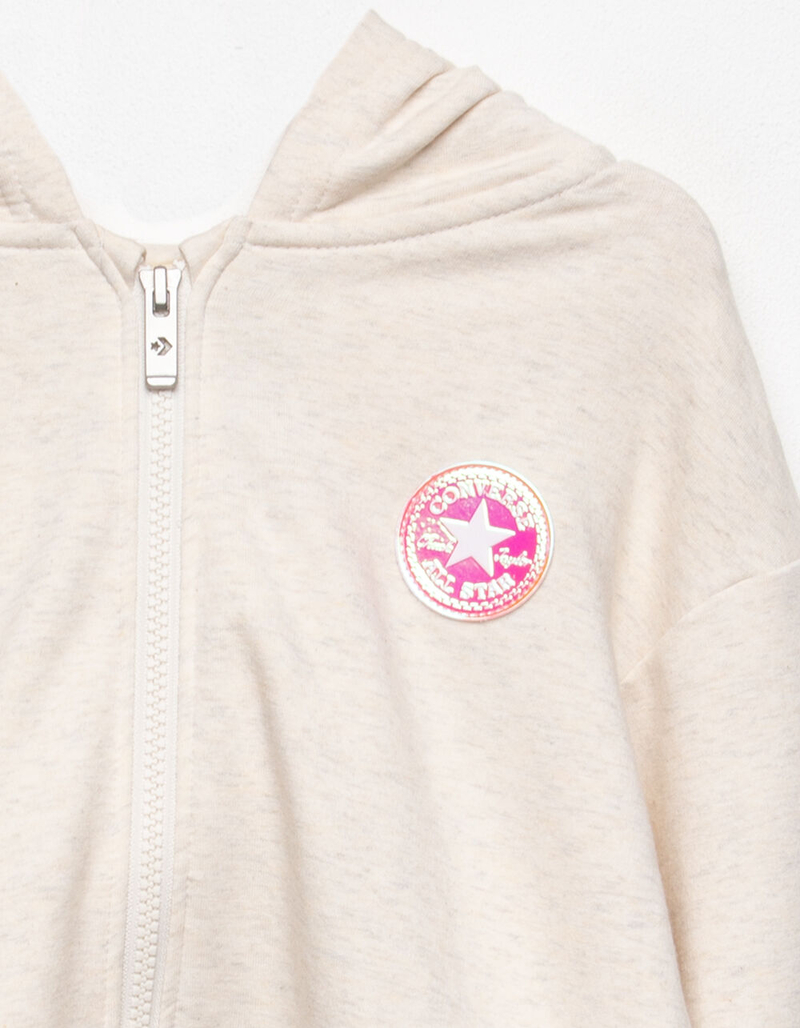 CONVERSE Girls Zipper Hoodie image number 2