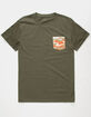 BLUE CROWN Combat Mens Pocket Tee image number 1
