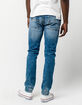 RSQ Seattle Extreme Wash Ripped Mens Skinny Tapered Jeans image number 3