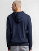 RSQ Mens Navy 1/4 Zip Hoodie image number 4